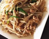 もやしと春雨の挽肉オイスター炒め作り方6写真