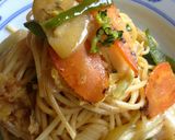 野菜の旨みがポイント！野菜ペペロンチーノ作り方8写真