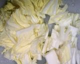 干し白菜の鶏団子スープ作り方1写真