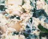 冷凍豆腐とほうれん草のふわふわお吸い物作り方6写真