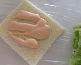 シャキシャキ☆レタスたっぷりサンドイッチ作り方7写真