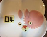 キャラ弁☆ウサビッチ☆キャラおかず♪作り方2写真