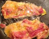 豚こま肉２枚でオシャレなもやし挟みソテー作り方5写真