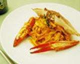 本格レシピ★渡り蟹のトマトクリームパスタ作り方11写真