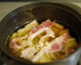 京都のお味・厚揚げと豚肉の煮物（白菜も）作り方4写真