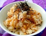 混ぜるだけ第２弾☆なめたけシーチキンご飯作り方3写真