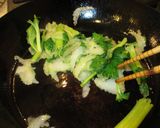 セロリのオリーブオイルソテー作り方8写真
