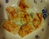 離乳食手づかみ!お豆腐ケチャップ焼き作り方2写真