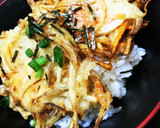 かき揚げ丼！タレ！レンジで簡単に！作り方5写真