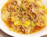 簡単♡豚ミンチと白菜のマーボー煮込み☆作り方7写真
