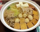 簡単♪寄せ鍋☆あっさり鶏ガラ醤油だし作り方7写真