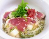 まぐろのたたき青じそ風味ネバネバ和え作り方3写真