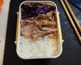 紫キャベツも美味しい、三色BENTO作り方4写真