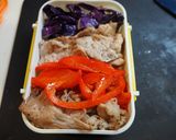 紫キャベツも美味しい、三色BENTO作り方5写真