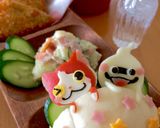 ジバニャンとウィスパーのキャラ弁♪作り方11写真