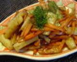ちくわ♡♥にんじんのソース炒め作り方5写真