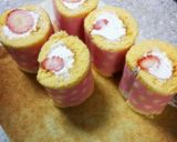 簡単くまさんロールケーキタワー作り方25写真