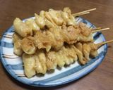 俺流！パリッともちもち塩鶏皮焼鳥作り方4写真