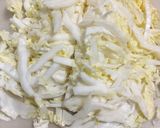 白菜メインの春巻き しなしな&カリサク作り方1写真