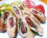 ❁豚肉の梅しそロール焼き❁作り方5写真