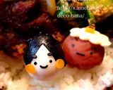 簡単ミニキャラおかず『福の神』作り方3写真