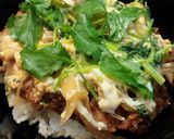 白ご飯がふっくら美味しい♪カツとじ丼作り方8写真