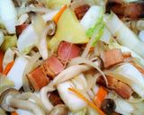 ベーコンと具だくさん野菜のクリーム煮作り方3写真