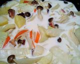 ベーコンと具だくさん野菜のクリーム煮作り方5写真