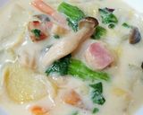 ベーコンと具だくさん野菜のクリーム煮作り方6写真