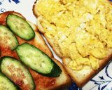 たまごとポテサラのサンドイッチ。喫茶店風作り方3写真