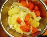 酢豚風野菜炒め作り方1写真