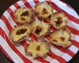 餃子の皮でパリ！とろ～♡簡単エッグタルト作り方9写真
