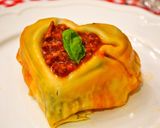バレンタイン　ハート♥ラザニア作り方6写真