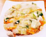 白菜や残り物野菜を使ってかた焼きそば作り方11写真