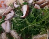 水菜としいたけの味噌汁作り方5写真