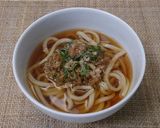簡単〰あったか梅しそ納豆うどん作り方4写真