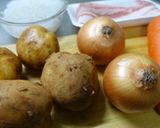ゴロっとじゃがいも 無水鍋で豚肉じゃが作り方1写真