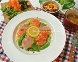 ハチミツ塩レモンｄｅカルパッチョ♡作り方3写真