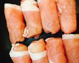 冷凍可♡弁当にも！ちくわチーズの豚肉巻き作り方3写真