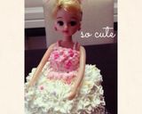 ドールケーキ♡りかちゃん編作り方8写真