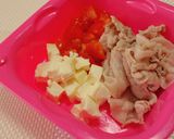 豚肉とクリチの冷しゃぶ和え作り方4写真