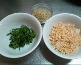 美味美味♪鮭と大葉とゴマのおにぎり作り方1写真