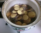 簡単 デザート 薩摩芋で ぜんざい♪作り方3写真