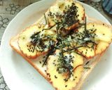 胡麻海苔わさび風味✼伊達巻トースト作り方4写真