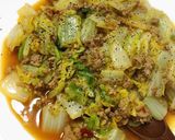 202kcal♡味付け②白菜マーボー♡作り方3写真