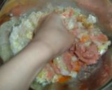 和風あんかけ♪たっぷりれんこんハンバーグ作り方2写真