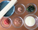 【離乳食後期】まろやか豆乳そうめん作り方1写真