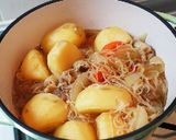 ゴロっとじゃがいも 無水鍋で豚肉じゃが作り方5写真