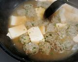 肉団子と豆腐の＊旨煮作り方3写真