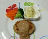 くるみととうふのハンバーグ作り方14写真